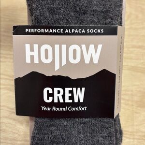 Hollow Performance Crew Socks, Grey - Multiple Available